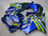 Carénage ABS injecté Honda CBR600 F4i 2001-2003 - Movistar - Bleu - MFS3148